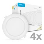 Modee LED Kerek LED Panel - Süllyesztett 12W 1320lm Semleges Fehér P4 (ML-LPRB4000K12WPN)