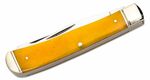 FL-TRPR-Y Cold Steel TRAPPER KNIFE / 4.125" CLOSED / 2 BLADES (BOTH 3.3") / 8CR13MOV / YELLOW BONE /