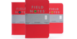 Field Notes FNC-50 Fifty poznámkový blok, červená, 48 stran, 3-balení