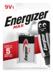Energizer MAX 9V 522 1ks alkalická batéria E301531800