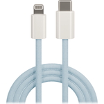 Maxlife MXUC-06 nylonový kabel USB-C - Lightning 1,0 m 20W modrá (OEM0101122)