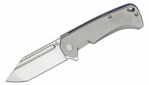 QSP Knife QS143-E Rhino Titanium E vreckový nôž 8,3 cm, šedá, titán