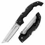 Cold Steel 29AXTS XL Voyager Tanto Serrated taktický nůž 14 cm, černá, Griv-Ex