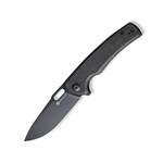 S20065-3 Sencut Vesperon Black Canvas Micarta Handle Black 9Cr18MoV Blade Liner Lock