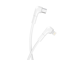Maxlife MXUC-09 úhlový kabel USB-C - Lightning 1,0 m 27W bílá (OEM0101209)