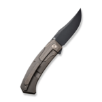 We Knife WE21015-3 Shuddan vreckový nôž 8,8 cm, Black Stonewash, bronzová, titán