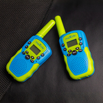 Maxlife MXWT-200 Walkie Talkie 3 km hatótávolsággal, 22 csatornával, zöld-kék (OEM0200600)