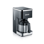 GRAEF FK412EU Kávovar na filtrovanou kávu černý, termohrnek, ON/OFF, 1,25 L