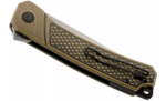 QS139-D1 QSP Knife Osprey 14C28N , Brass, stonewashed D1