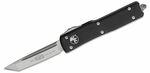 149-4 Microtech UTX-70 T/E Satin Standard Tanto automatický nůž 6,1 cm, černá, hliník