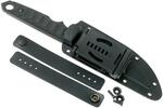 FX-634 FOX knives FKMD RYU TATICKÉ TANTO FIXED BLADE KNIFE - STAINLESS STEEL NIOLOX BLACK IDROGLIDE