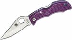 Spyderco LPRP3 Ladybug 3 Lightweight Purple malý vreckový nôž 5 cm, fialová, FRN