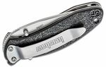 Kershaw 1620ST SCALLION FÉLFOGÁZOTT zsebkés 6 cm-es, fekete, GFN