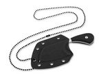 Midgards Messer 02MG002 Ratatosk nůž na krk 5,5 cm, černá, G10, pouzdro Kydex