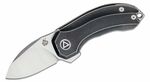 QSP Knife QS138-B Hamster Titanium Black Stonewashed malý vreckový nôž 5 cm, čierna, titán