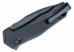 Kershaw K-2041 MONITOR vreckový nôž 7,6 cm, celočierna, DuraLock, GFN