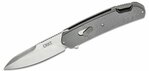 CRKT CR-K540GXP BONA FIDE™ SILVER kapesní nůž 9 cm, šedá, hliník