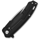 QSP Knife QS116-D II Woodpecker Titanium Black vreckový nôž 9,5 cm, čierna, titán