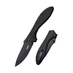 Kubey KU314O Ruckus Dark kapesní nůž 8,4 cm, celočerná, G10