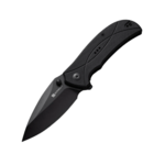 S23097-1 Sencut Hyrax fekete G10 fogantyú fekete 9Cr18MoV pengebetét zár