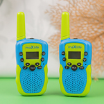 Maxlife MXWT-200 Walkie Talkie 3 km hatótávolsággal, 22 csatornával, zöld-kék (OEM0200600)