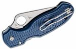 Spyderco C223PCBL Para 3 kapesní nůž 7,4 cm, Satin, kobaltová modrá, FRN