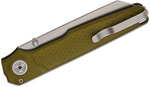MKM MK MI-AG MIURA zsebkés 6,9 cm, kőmosott, zöld, alumínium