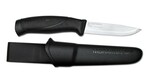Morakniv 12141 Companion Black vonkajší nôž 10,4 cm, čierna, plast, guma, plastové puzdro