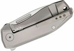 LionSteel NA01 CF NANO zsebkés 6,5 cm, szatén, fekete, szénszálas, titán