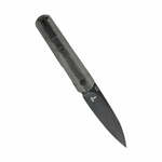 Kizer V4499C2 Feist(XL) Black vreckový nôž 8,5 cm, Black Stonewash, čierna, Micarta