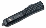 Microtech 122-1TFRS Ultratech Black Tactical Frag automatický nôž 8,6 cm, celočierna, hliní