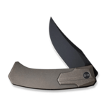 We Knife WE21015-3 Shuddan vreckový nôž 8,8 cm, Black Stonewash, bronzová, titán