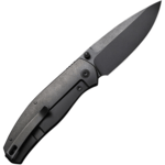 We Knife WE20025A-C Esprit zsebkés 8,3 cm, Black Stonewash, fekete, titán, szénszálas