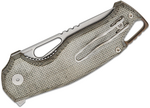 MKM MK VCM-GC VINCENT vreckový nôž 6,2 cm, Stonewash, zelená, Micarta