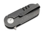 Böker Plus 01BO489 Suiseki kis zsebkés 3,9 cm, fekete, G10, Stonewash, acél, csat