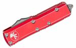 231-10DRD Microtech UTX-85 S/E Stonewash Standard Distressed Red
