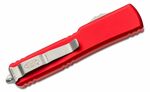 Microtech 148-10RD UTX-70 Standard Red automatický nôž 6,1 cm, Stonewash, červená, hliník