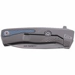 LionSteel ROK G vreckový nôž 8,3 cm, Satin, šedá, titán