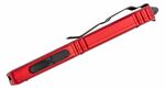 Microtech 122-3RD Ultratech Red Black F/S automatický nůž 8,8 cm, černá, červená, hliník