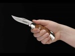 Böker Manufaktur Solingen 113002TH Optima Thuja kapesní nůž 9 cm, dřevo Thuja