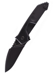 Extrema Ratio 04.1000.0133/BLK MF1 Black kapesní taktický nůž 9 cm, celočerný, hliník