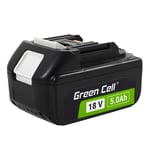 PTMA18V5 Green Cell BL1850 akkumulátor Makita LXT 18V 5Ah-hoz