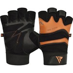 RDX Gym Glove Leather S15 Tan - XXL