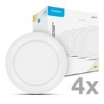 Modee LED Kulatý LED panel - montovatelný 12W 1320lm neutrální bílá P4 (ML-LPR4000K12WPN)