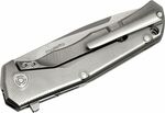 TRE GY LionSteel Folding knife, M390 blade, Titanium handle GREY Acc. IKBS wood KIT box