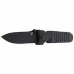 FOX knives FX-446 B PREDATOR II vreckový taktický nôž 9,5 cm, celočierna, FRN