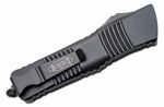 Microtech 142-2T Combat Troodon Black Tactical Part Serr. automata kés 9,5 cm, teljesen fekete, alum