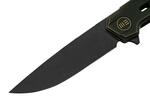 We Knife WE22026-3 Navo zsebkés 8,3 cm, Black Stonewash, fekete-bronz, titán 