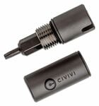 CIVIVI C20048-1 Key Bit Gray Tit.Container sada nástrojů a torx nástroje T6/T8, šedá, titan