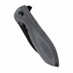 Kizer V3579N1 Infinity Black kapesní nůž 7,3 cm, celočerná, Micarta